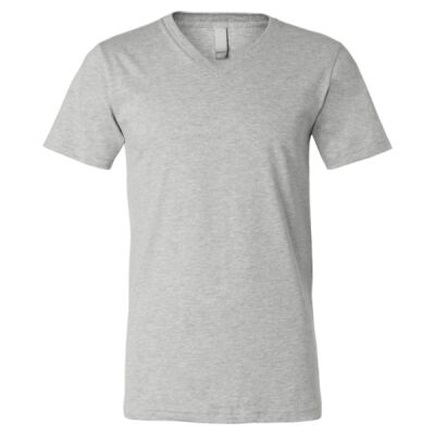 Unisex Heather CVC V-Neck Tee Thumbnail