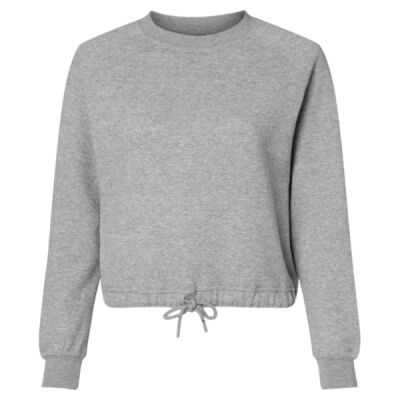 Women's Relaxed 3-End Boxy Fleece Crewneck Sweatshirt Thumbnail