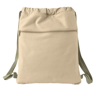 14oz. Pigment-Dyed Canvas Cinch Sack Thumbnail