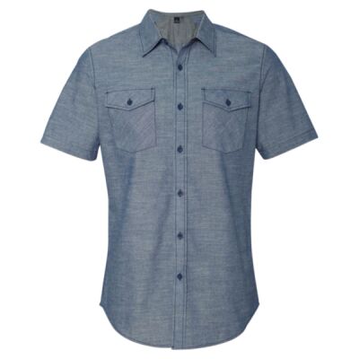 Men's Chambray Short Sleeve Shirt Thumbnail