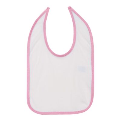 Infant Contrast Trim Premium Jersey Bib Thumbnail