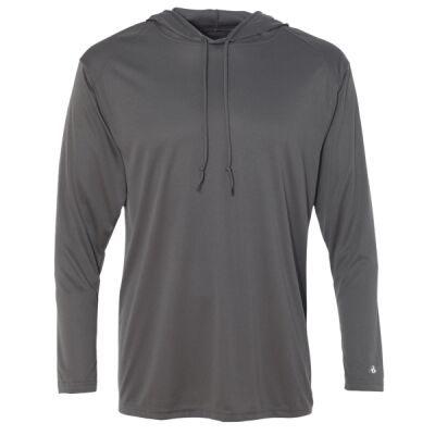 Unisex B-Core Hooded Long Sleeve T-Shirt Thumbnail