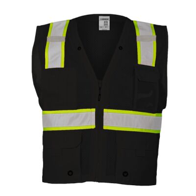 Unisex EV Series® Enhanced Visibility Multi-Pocket Mesh Vest Thumbnail
