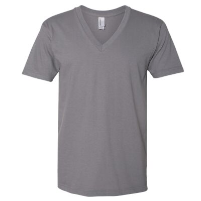 Unisex Fine Jersey V-Neck Tee Thumbnail