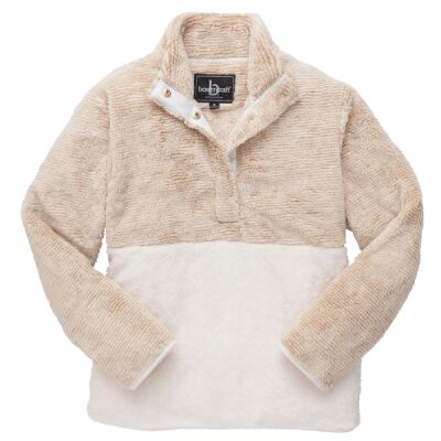 Unisex Fuzzy Half-Snap Fleece Pullover Thumbnail