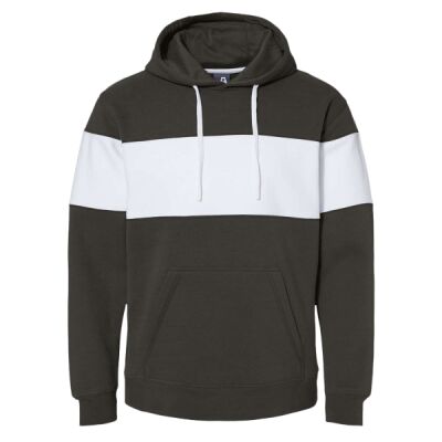Men's Varsity Fleece Colorblocked Hooded Sweatshirt Thumbnail