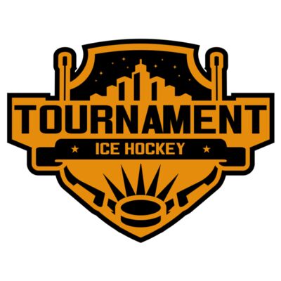 Tournament Ice Hockey logo template 02 Thumbnail