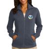 Women's Slub Fleece Full Zip Jacket Thumbnail