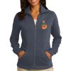 Women's Slub Fleece Full Zip Jacket Thumbnail