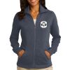 Women's Slub Fleece Full Zip Jacket Thumbnail