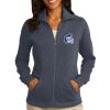 Women's Slub Fleece Full Zip Jacket Thumbnail