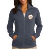 Women's Slub Fleece Full Zip Jacket Thumbnail