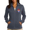 Women's Slub Fleece Full Zip Jacket Thumbnail